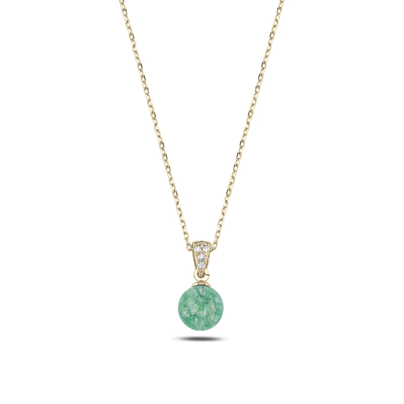 Green%20Ball%20Necklace-Gold%20Plated