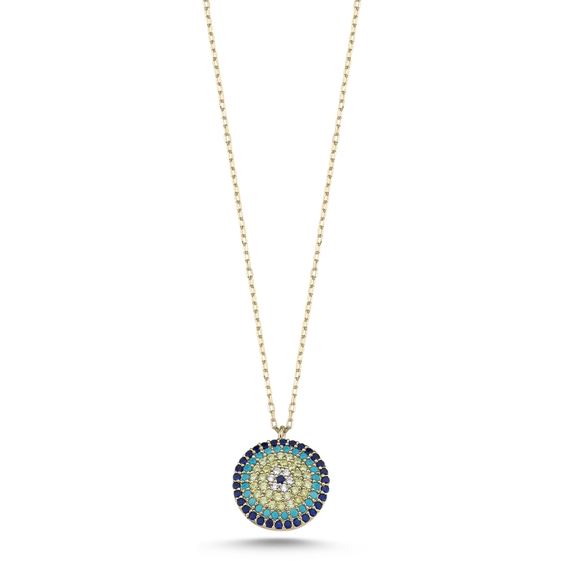 Evil%20Eye%20CZ%20Necklace-Gold%20Plated