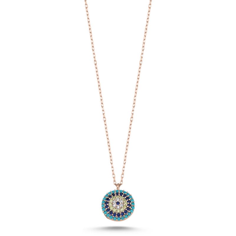 Evil%20Eye%20CZ%20Necklace-Rose%20Gold%20Plated