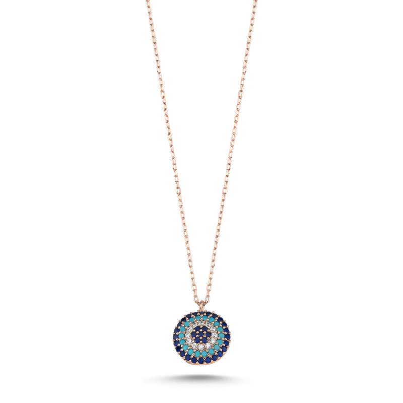 Evil%20Eye%20CZ%20Necklace-Rose%20Gold%20Plated