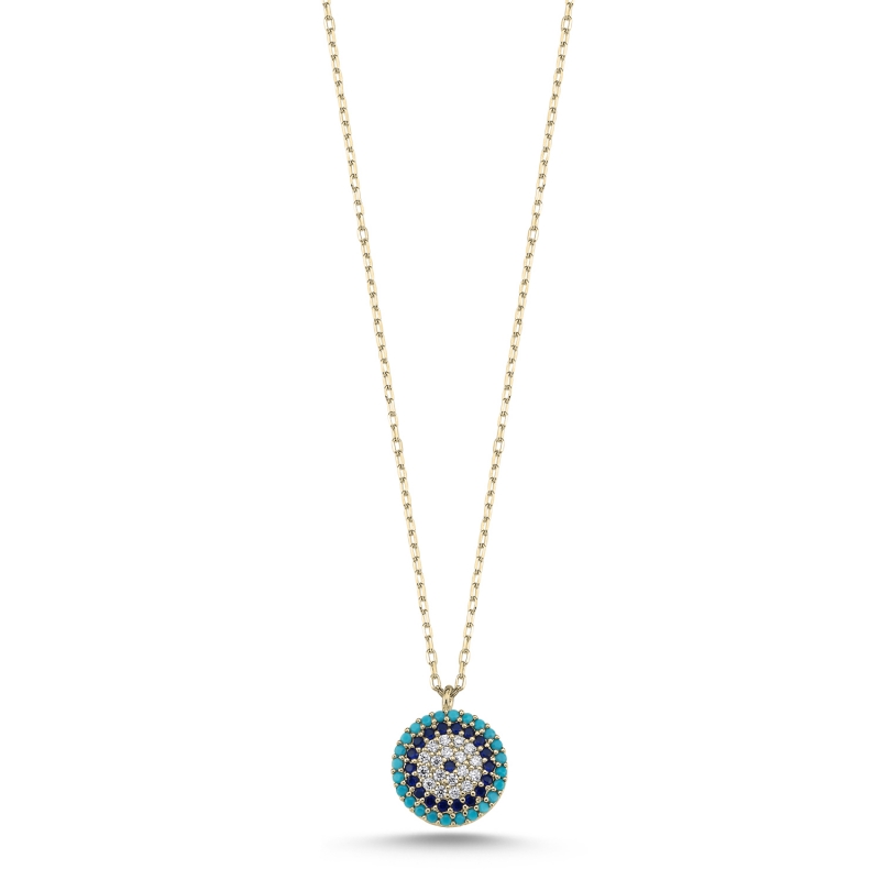 Evil%20Eye%20CZ%20Necklace-Gold%20Plated