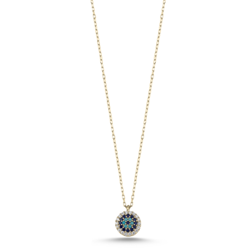 Evil%20Eye%20CZ%20Necklace-Gold%20Plated