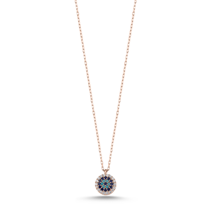 Evil%20Eye%20CZ%20Necklace-Rose%20Gold%20Plated