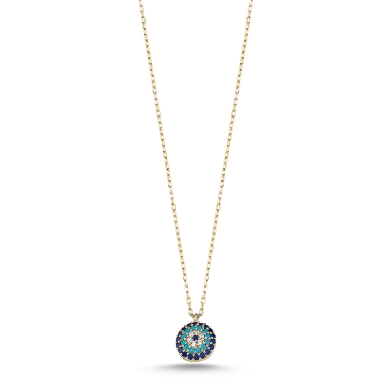 Evil%20Eye%20CZ%20Necklace-Gold%20Plated