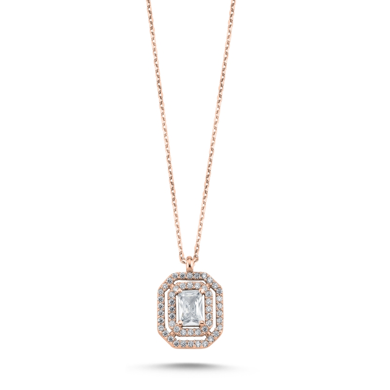 CZ%20Halo%20Necklace-Rose%20Gold%20Plated