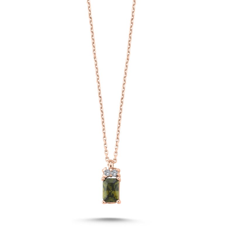 CZ%20Halo%20Necklace-Rose%20Gold%20Plated