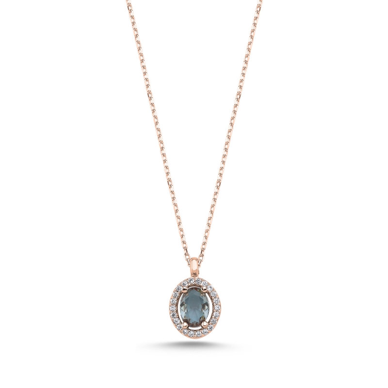 Oval%20Zultanite%20CZ%20Halo%20Solitaire%20Necklace-Rose%20Gold%20Plated