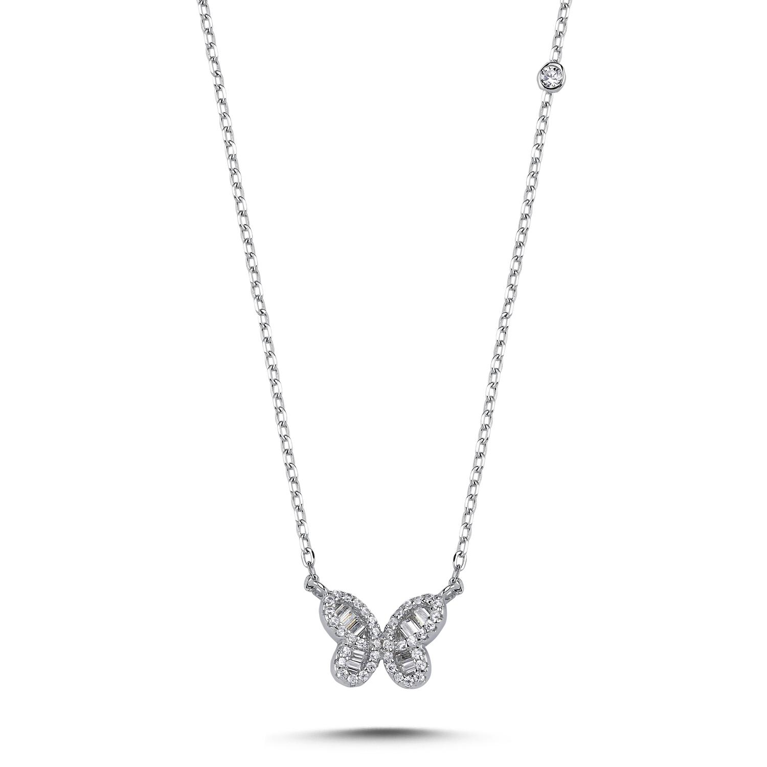 Butterfly%20Baguette%20&%20CZ%20Necklace