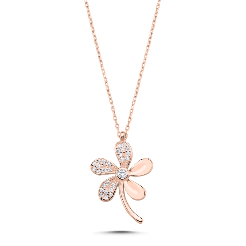 Daisy%20CZ%20Necklace-Rose%20Gold%20Plated