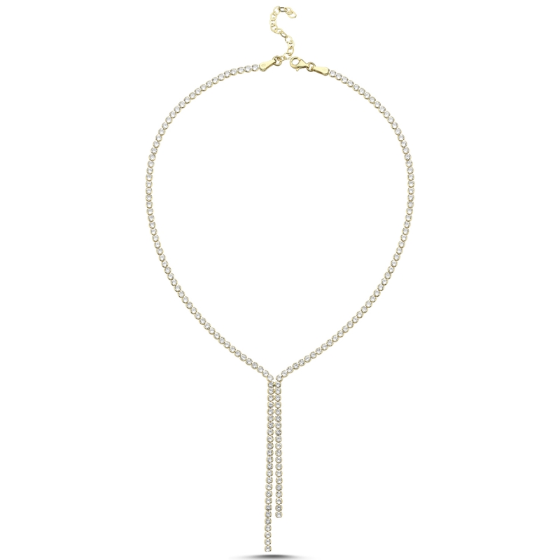 Tennis%203mm%20CZ%20Y%20Necklace-Gold%20Plated