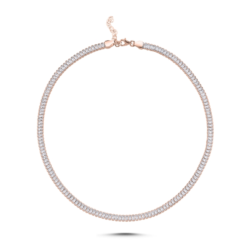 Baguette%20CZ%20Tennis%20Necklace-Rose%20Gold%20Plated