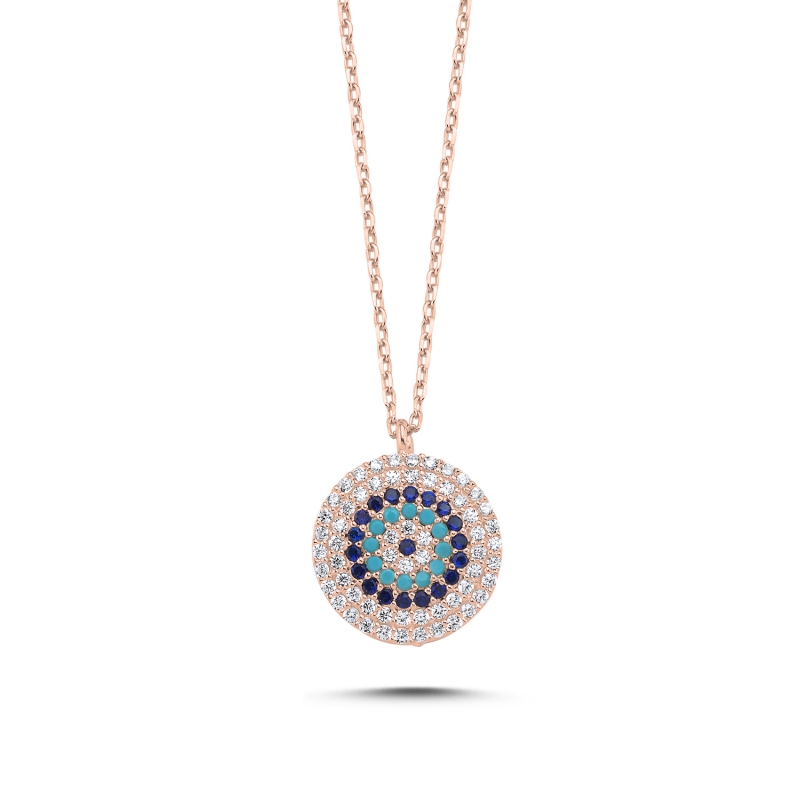 Evil%20Eye%20CZ%20Necklace-Rose%20Gold%20Plated