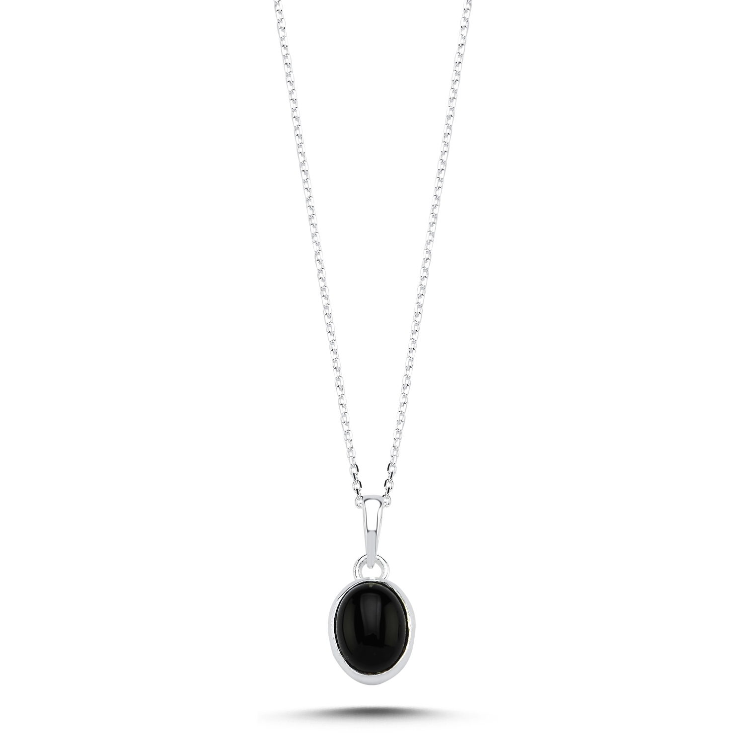 Onyx%20&%20Oval%20Natural%20Stone%20Necklace