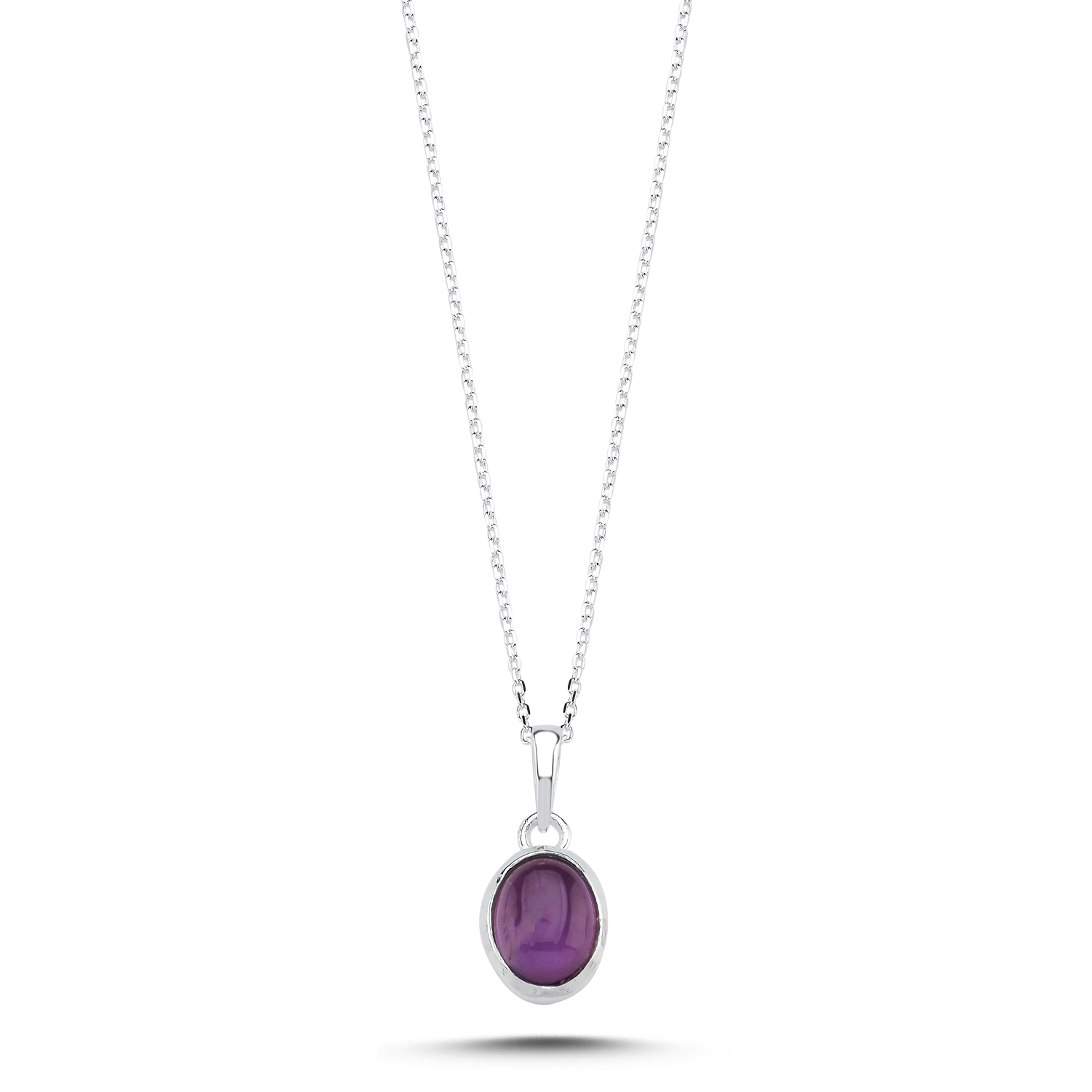 Amethyst%20&%20Oval%20Natural%20Stone%20Necklace