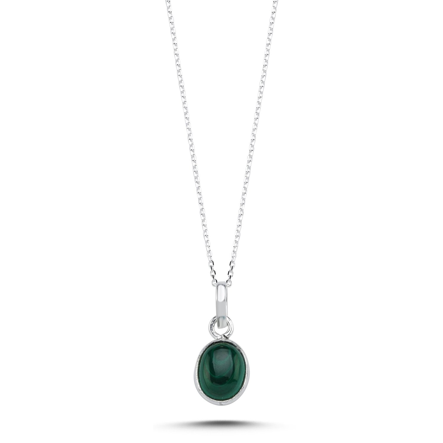 Malachite%20&%20Oval%20Natural%20Stone%20Necklace