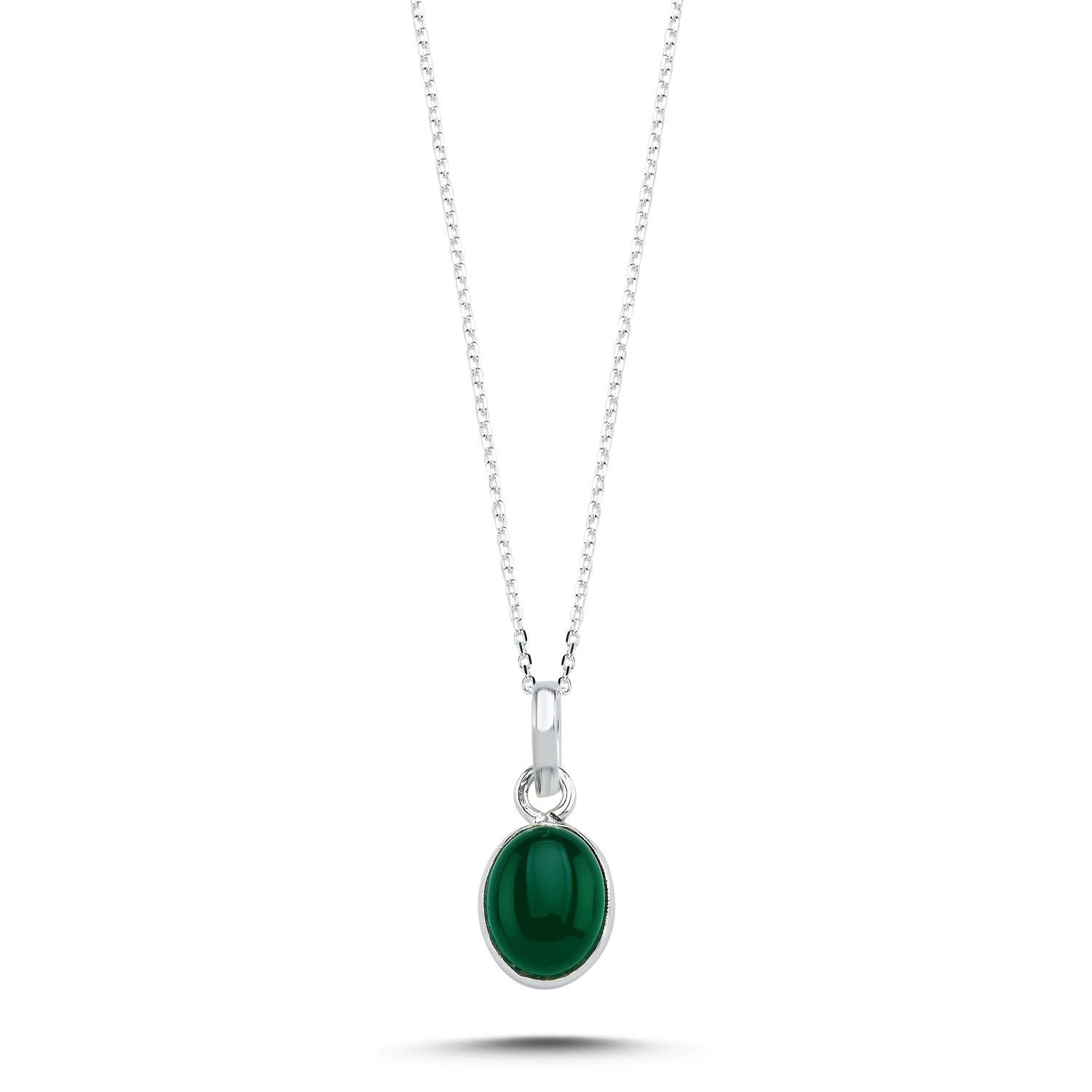 Green%20Agate%20&%20Oval%20Natural%20Stone%20Necklace