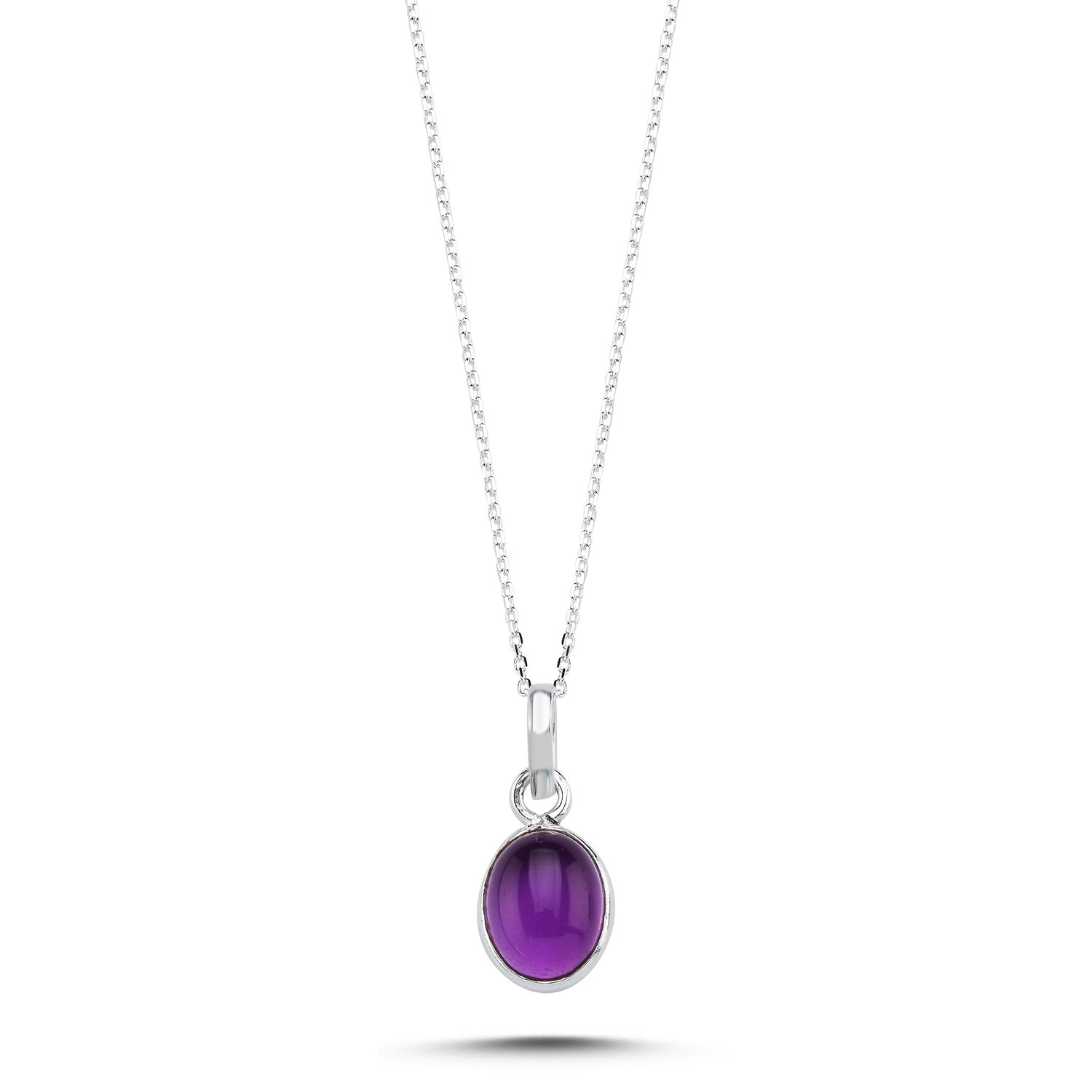 Amethyst%20&%20Oval%20Natural%20Stone%20Necklace