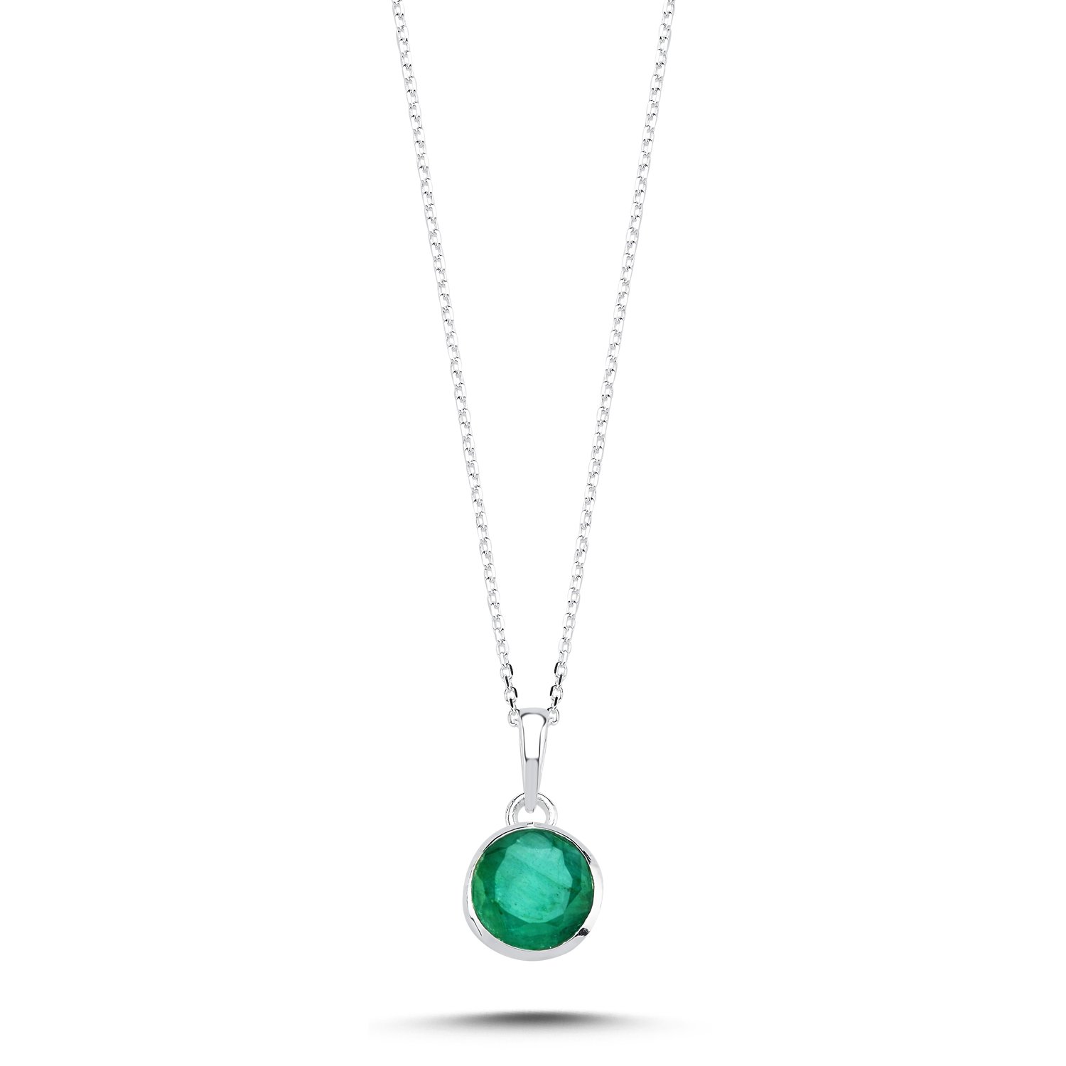 Root%20Emerald%20&%20Round%20Natural%20Stone%20Necklace