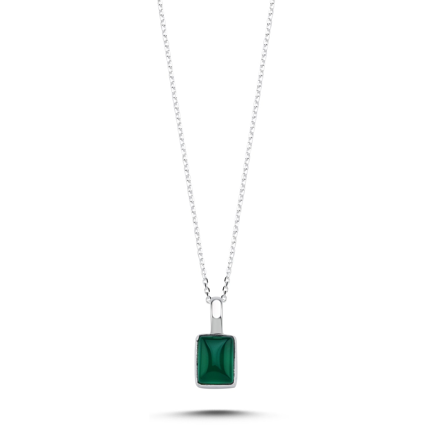 Green%20Agate%20&%20Rectangle%20Natural%20Stone%20Necklace