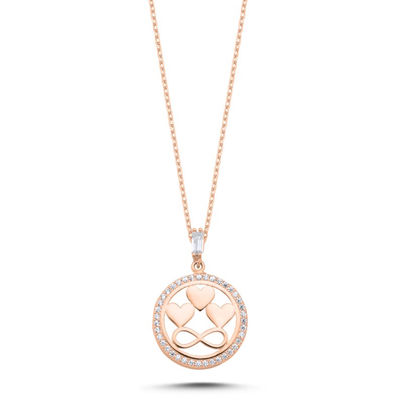 Heart%20&%20Infinity%20CZ%20Necklace-Rose%20Gold%20Plated