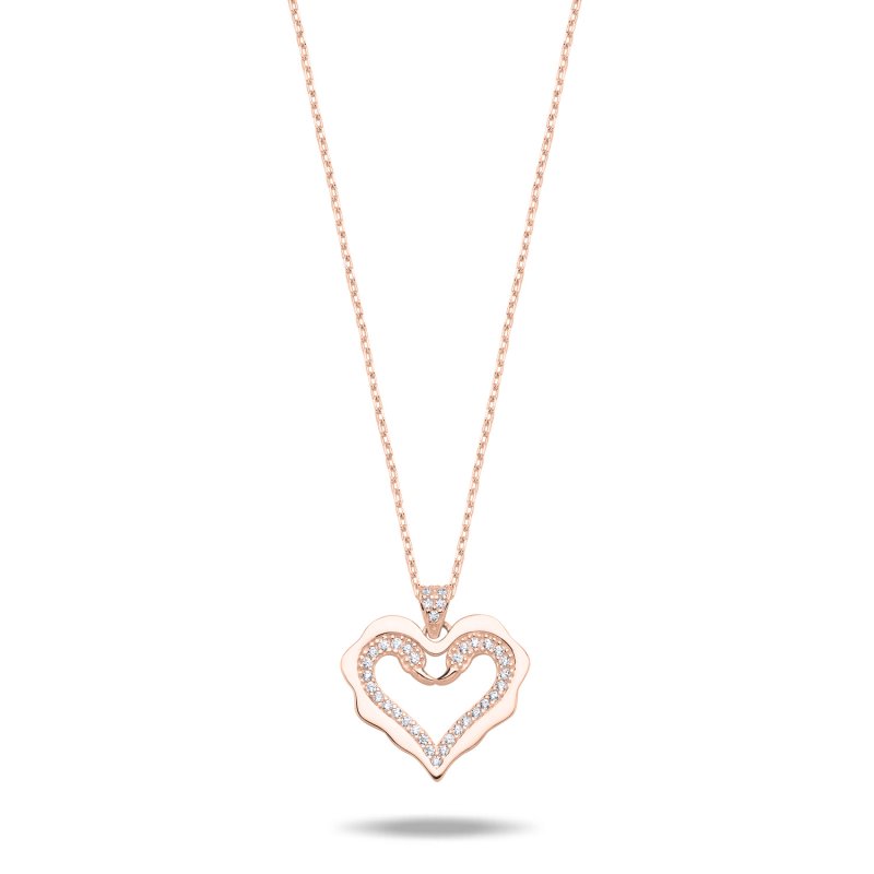 Heart%20&%20Swan%20CZ%20Necklace-Rose%20Gold%20Plated