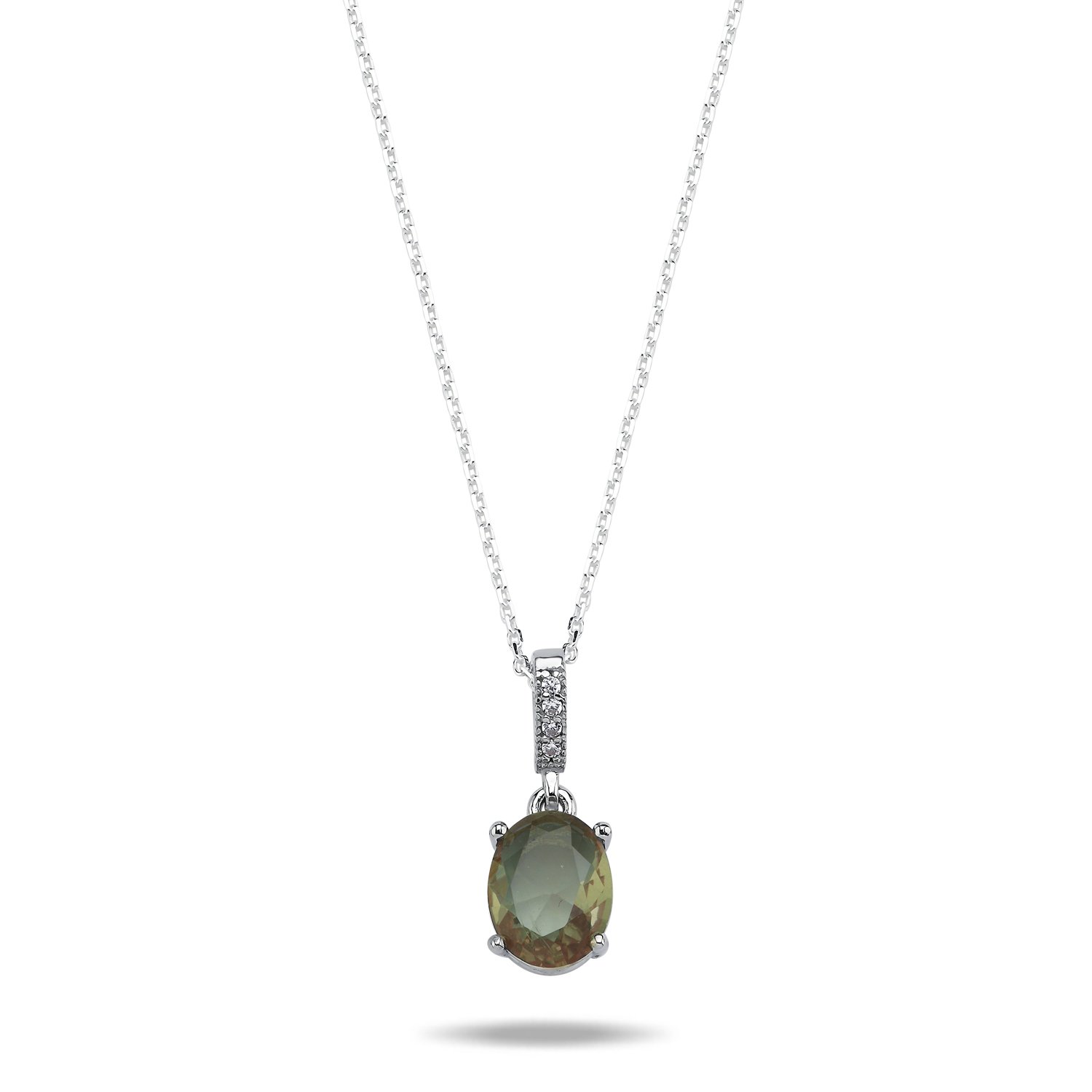 Zultanite%20Oval%20&%20CZ%20Solitaire%20Necklace