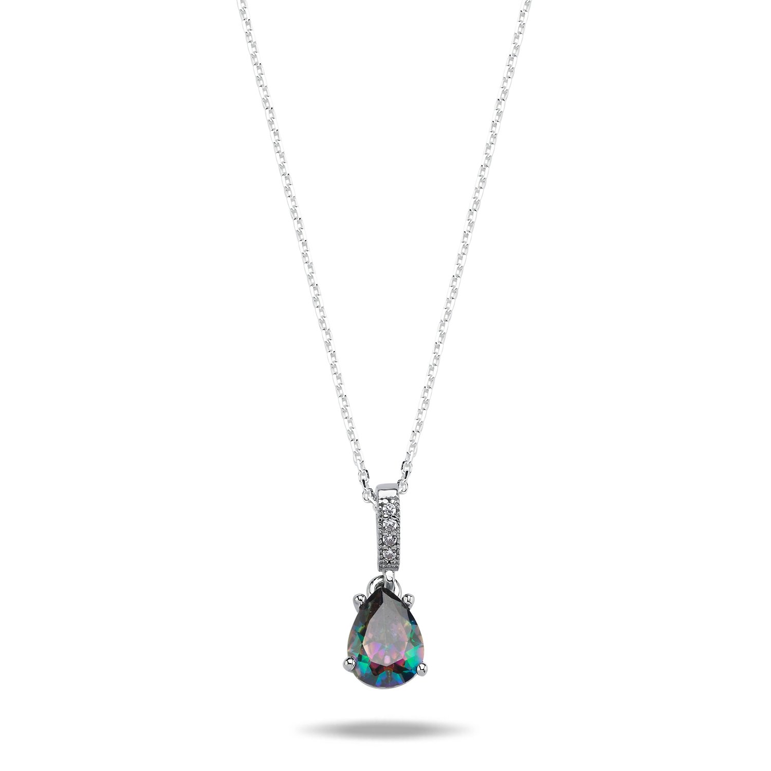 Mystic%20Topaz%20Teardrop%20&%20CZ%20Solitaire%20Necklace