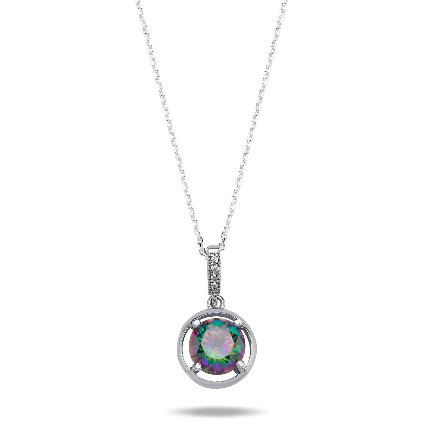 11mm%20Mystic%20Topaz%20Round%20&%20CZ%20Solitaire%20Necklace