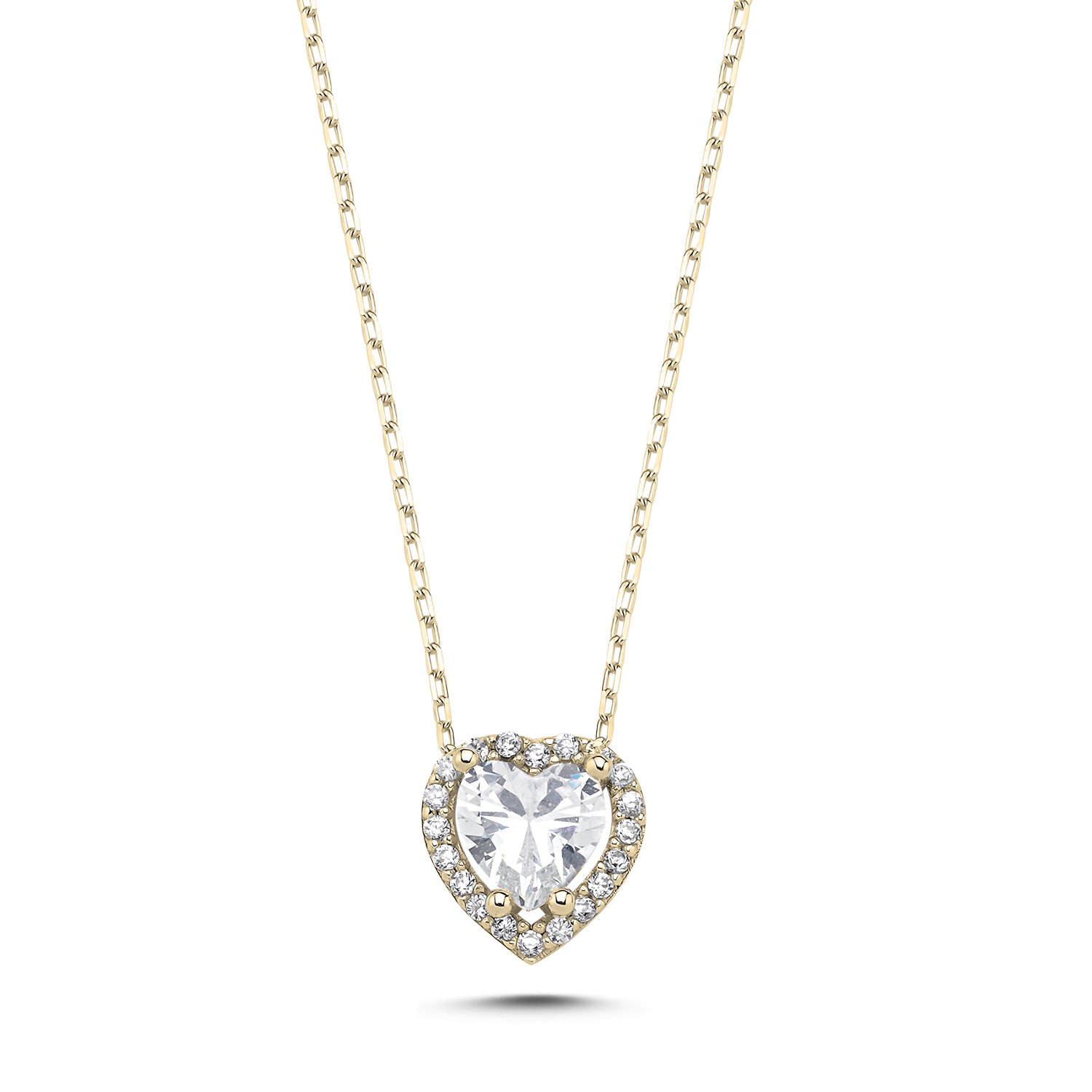 Heart%20Halo%20CZ%20Solitaire%20Necklace-Gold%20Plated