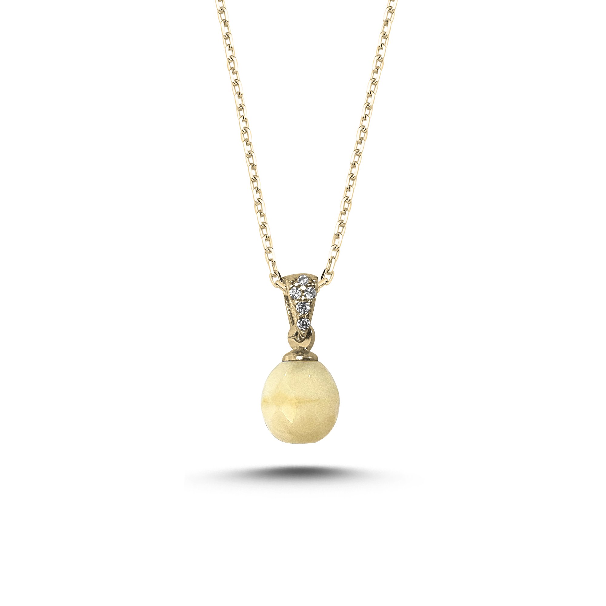 Dangle%20Ball%20Necklace-Altın%20kaplama