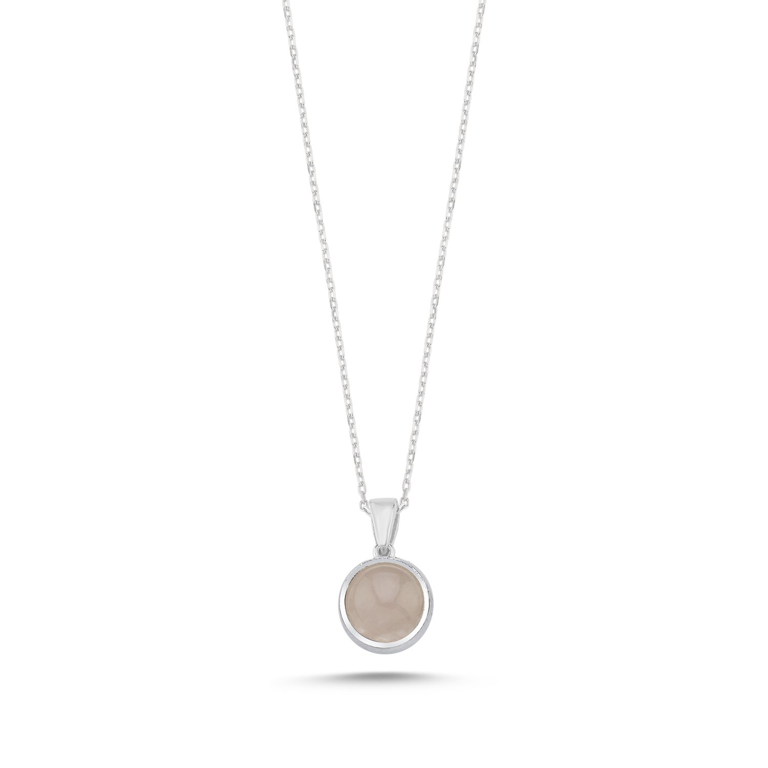 Round%20Rose%20Quartz%20Solitaire%20Necklace