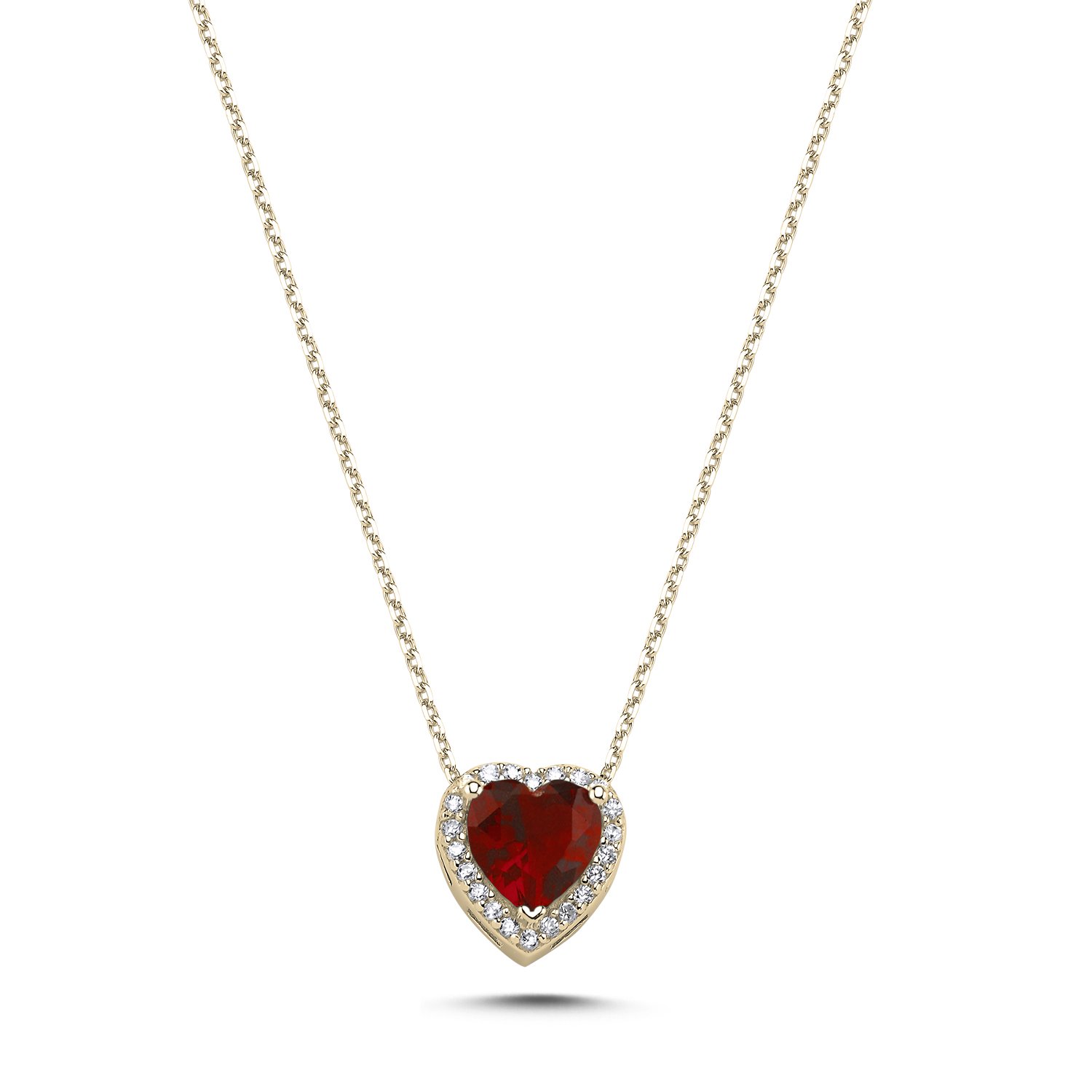 Garnet%20CZ%20Heart%20&%20Halo%20Solitaire%20Necklace