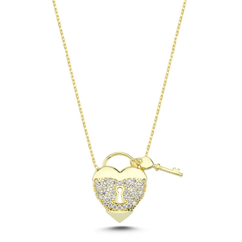 Heart%20&%20Key%20Necklace-Gold%20Plated