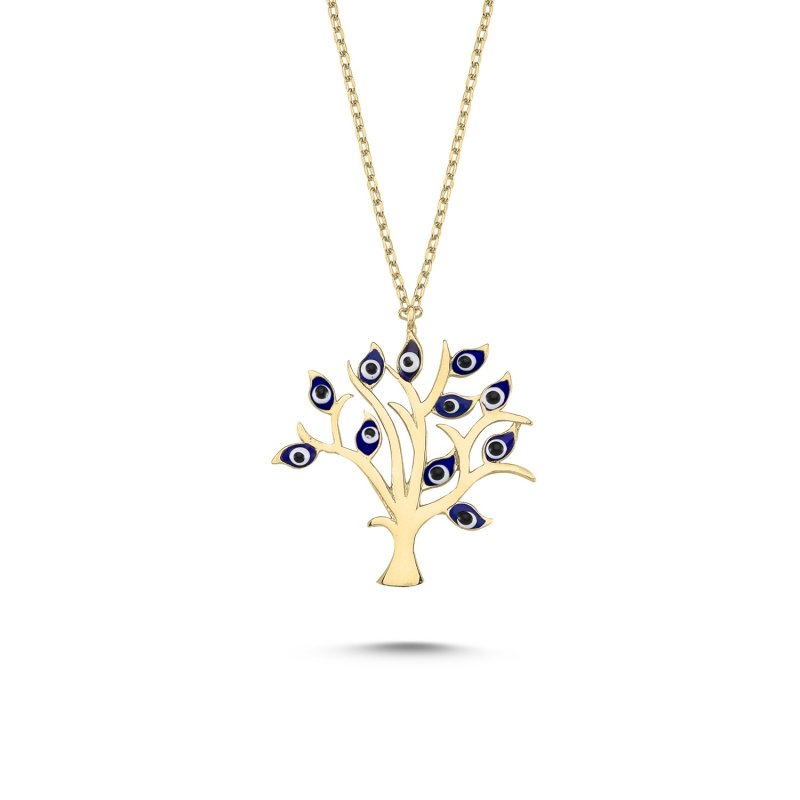 Tree%20of%20Life%20Enamel%20Evil%20Eye%20Necklace-Gold%20Plated