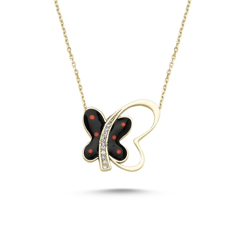 CZ%20Butterfly%20Necklace-Gold%20Plated