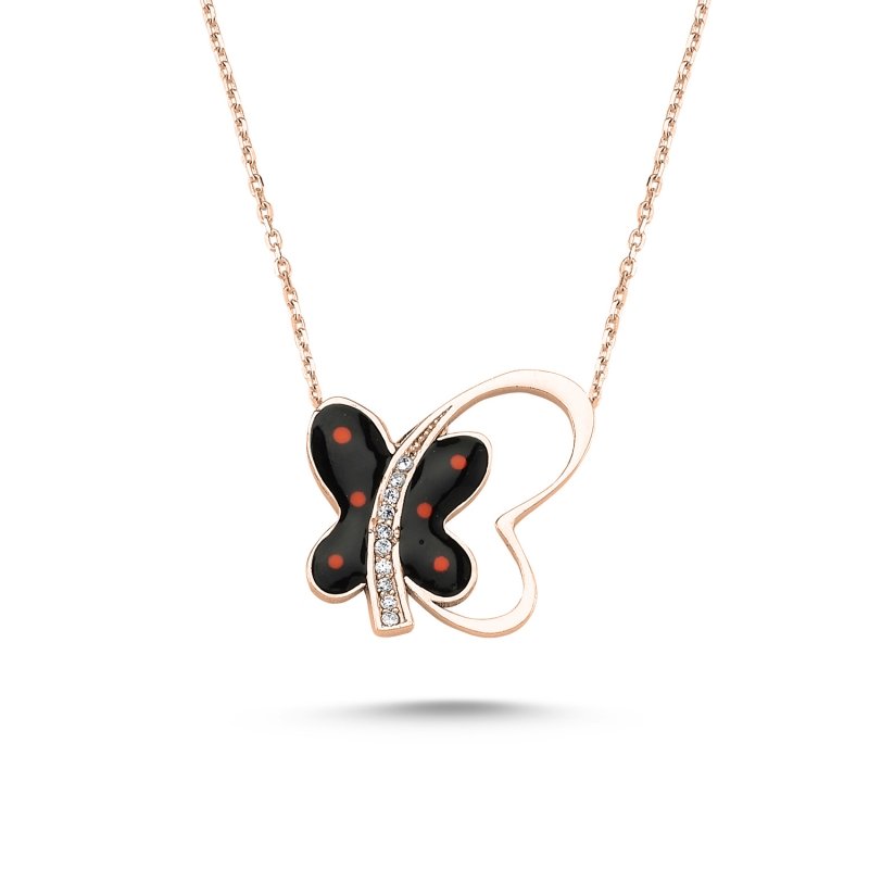 CZ%20Butterfly%20Necklace-Rose%20Gold%20Plated