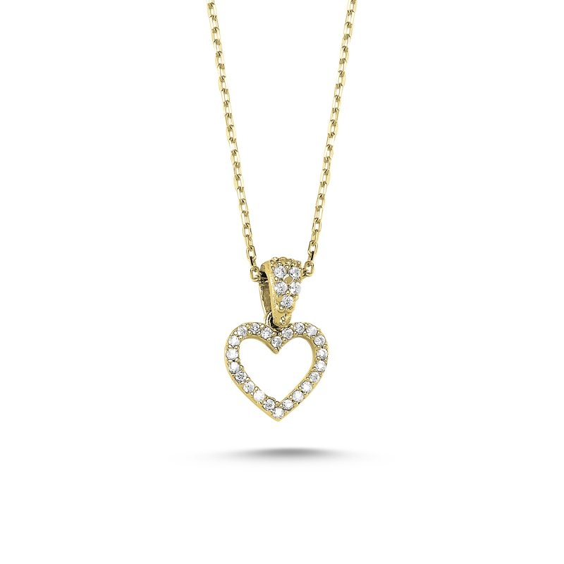 CZ%20Heart%20Necklace-Gold%20Plated