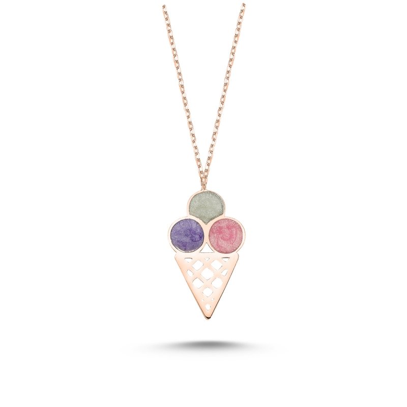 Enamel%20Ice%20Cream%20Necklace-Rose%20Gold%20Plated