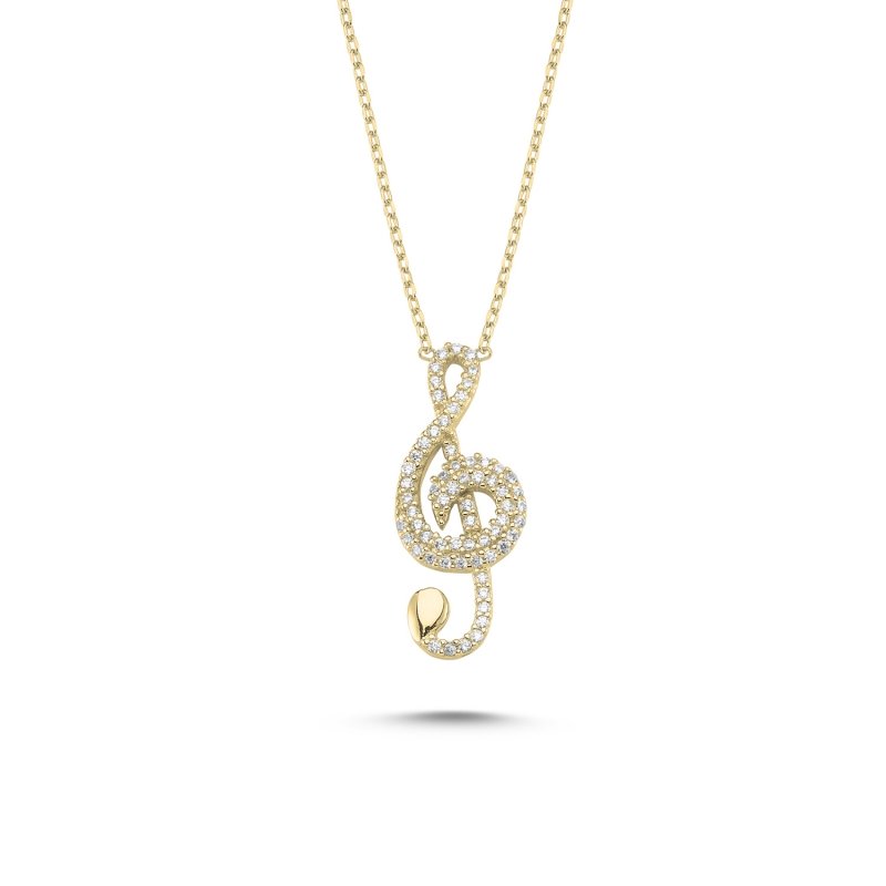 Treble%20Clef%20CZ%20Necklace-Gold%20Plated