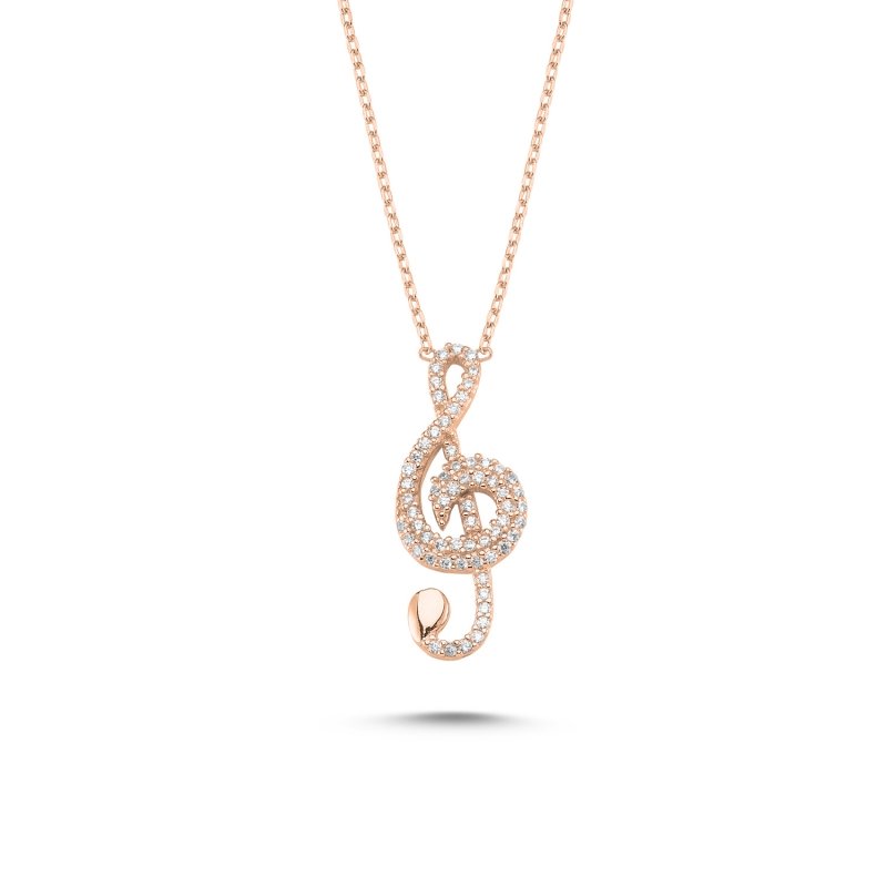 Treble%20Clef%20CZ%20Necklace-Rose%20Gold%20Plated