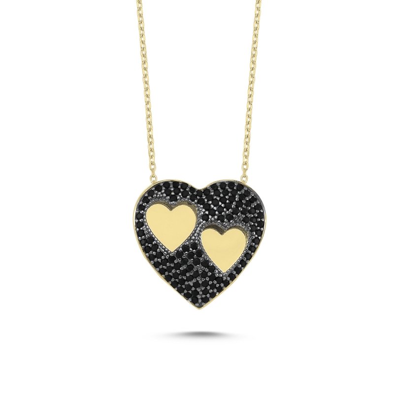 Heart%20Black%20CZ%20Double%20Necklace