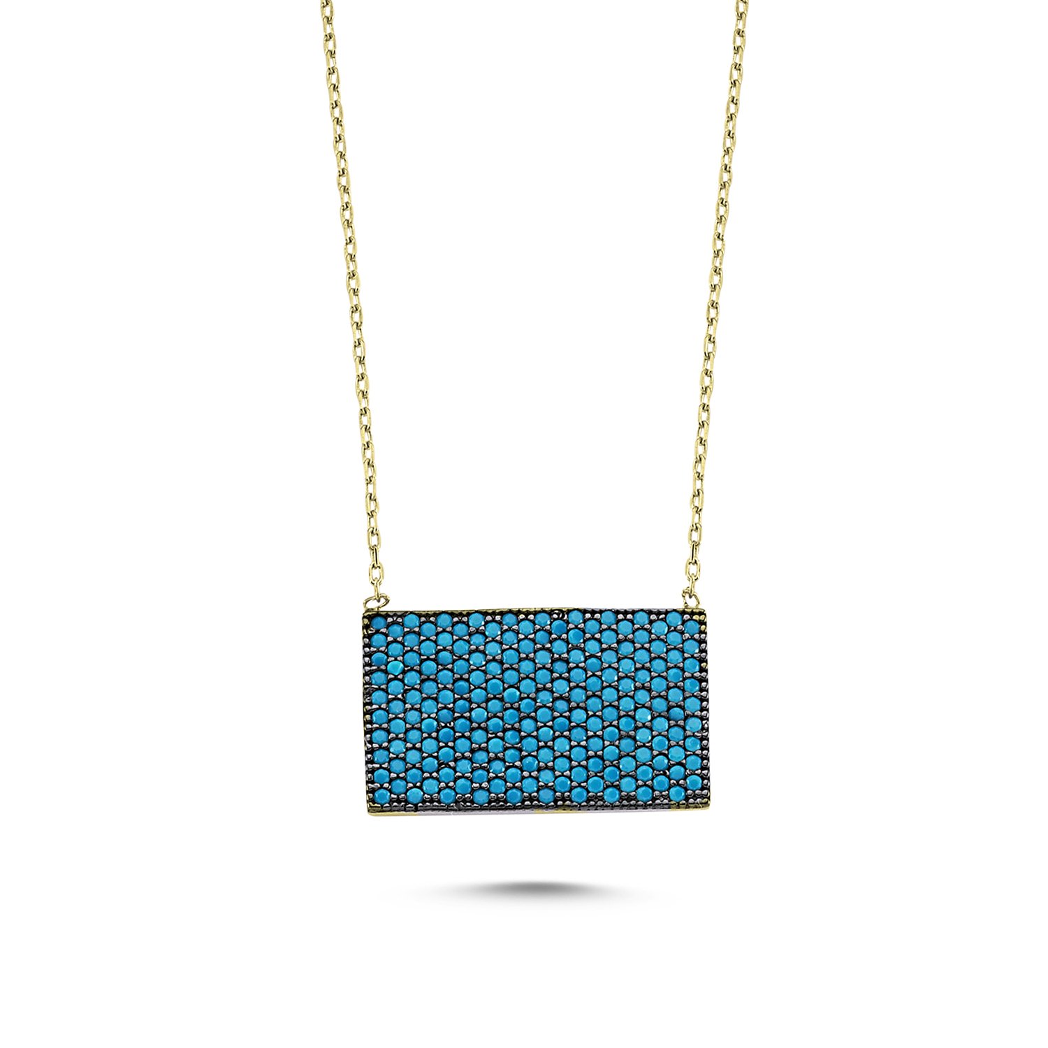 Nano%20CZ%20Rectangle%20Necklace-Altın%20kaplama