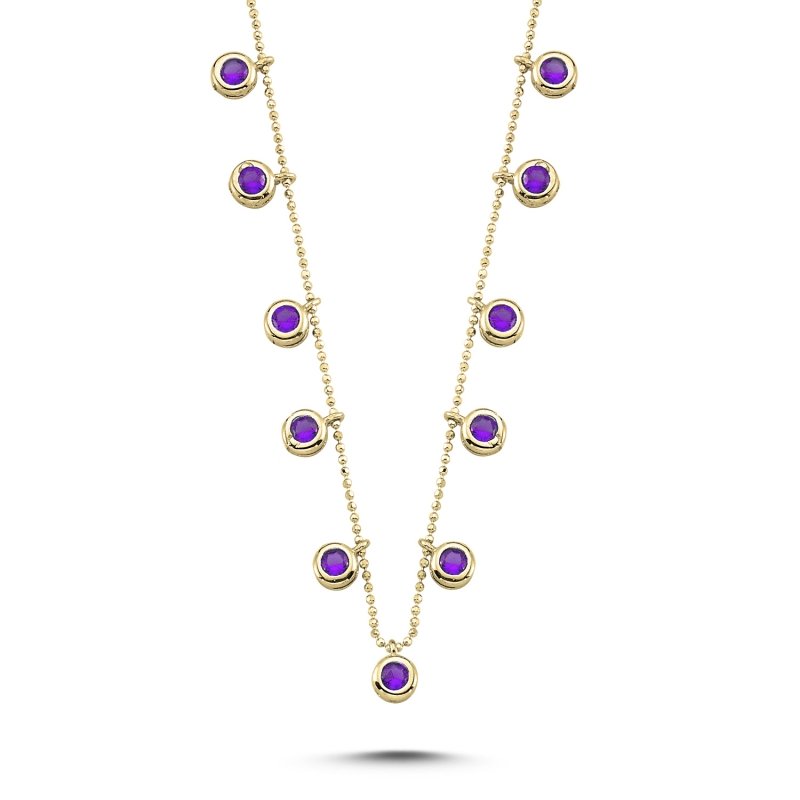 Amethyst%20CZ%20Dangle%20Charm%20Necklace-Gold%20Plated