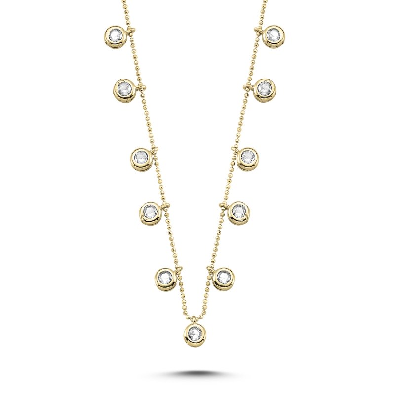 CZ%20Dangle%20Charm%20Necklace-Gold%20Plated