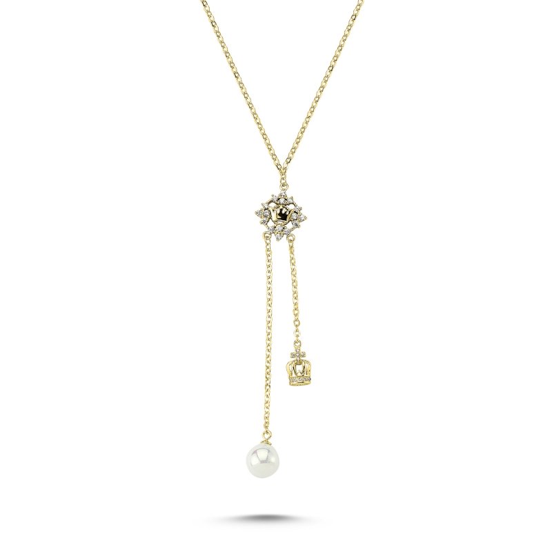 Pearl%20&%20CZ%20Crown%20Necklace%20(70cm%20/%2027.5’’)