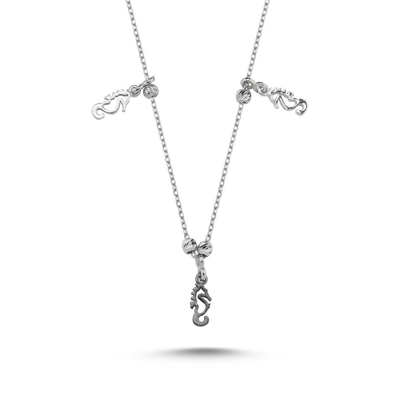 Stoneless%20Seahorse%20Charm%20Necklace