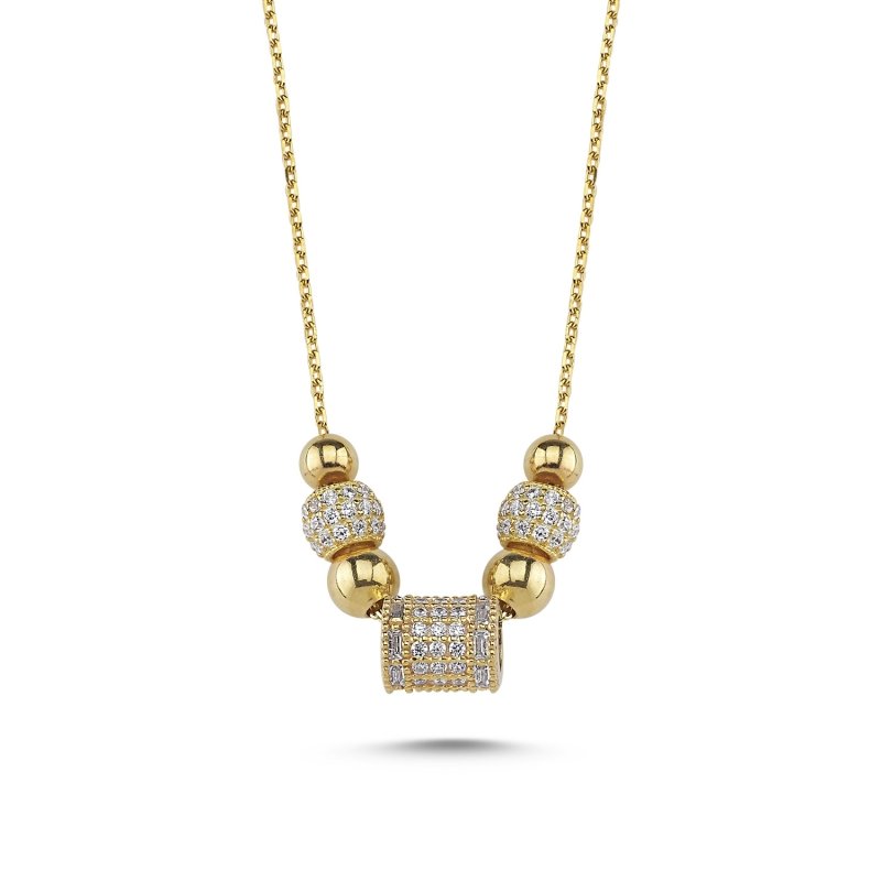 CZ%20Charm%20Necklace-Gold%20Plated