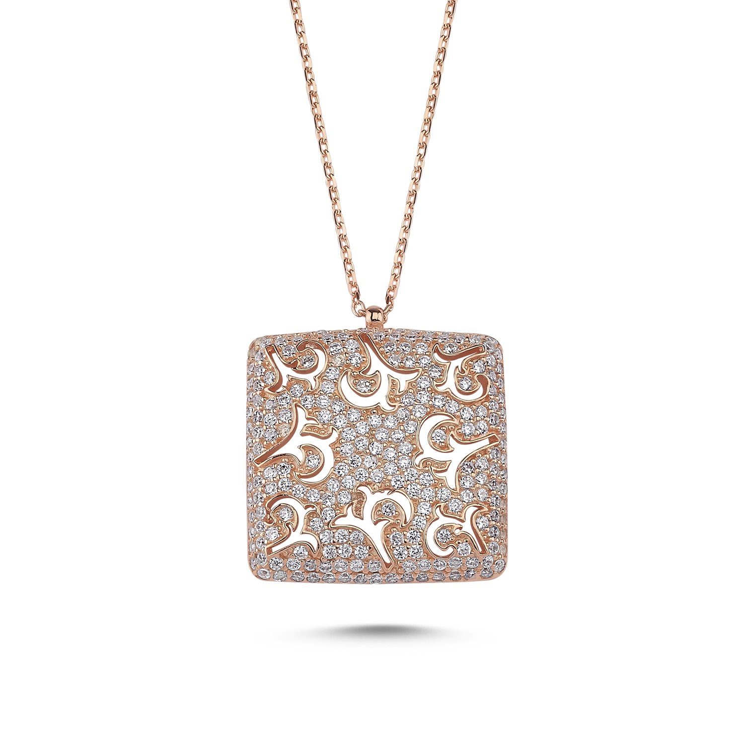 Square%20Ajour%20CZ%20Necklace-Rose%20kaplama