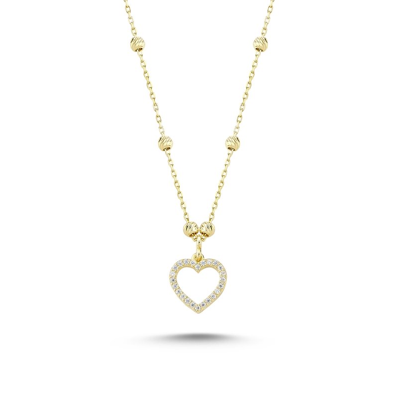 Heart%20Dorica%20&%20CZ%20Necklace-Gold%20Plated