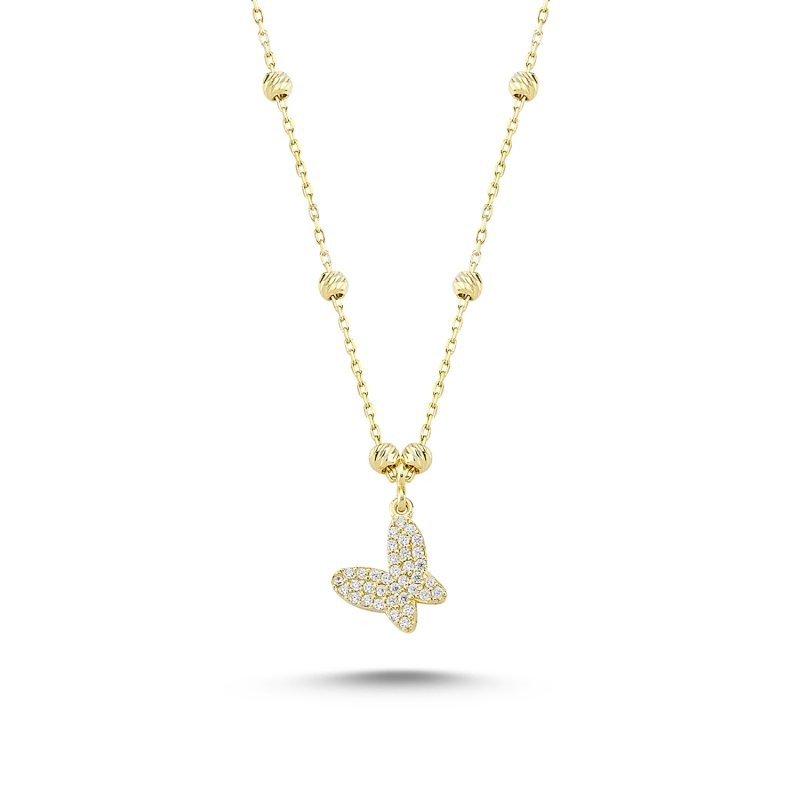 Dorica%20&%20CZ%20Butterfly%20Necklace-Gold%20Plated